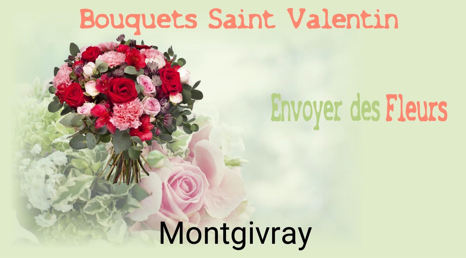 Roses de Saint-Valentin livrées à Montgivray